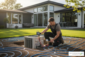 geothermal cooling installation lake ozark